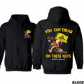 Trea.d On These Nuts T-Shirt/Hoodie Gadsden Flag T-Shirt/Hoodie, Vintage for Men and Women, Unisex Vintage Crewneck Tee