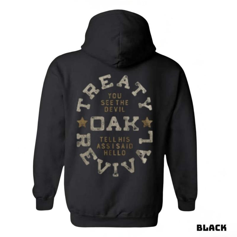 Treaty Oak Revival Hoodie - Boldly express your style with this unique hoodie - Unisex Trendy Hoodie Classic - Graphic...
