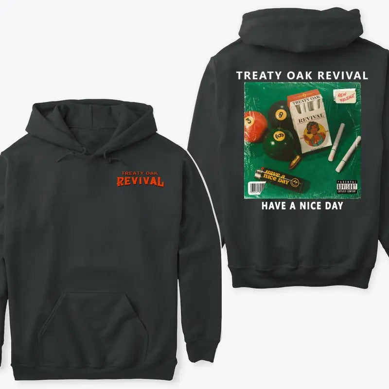 Treaty Oak Revival Unique Album Cover Pool Balls Music Fans Street Enthusiasts Providing Comfort Streetwear Cotton T-Shirts, Hoodie, Sweatshirt