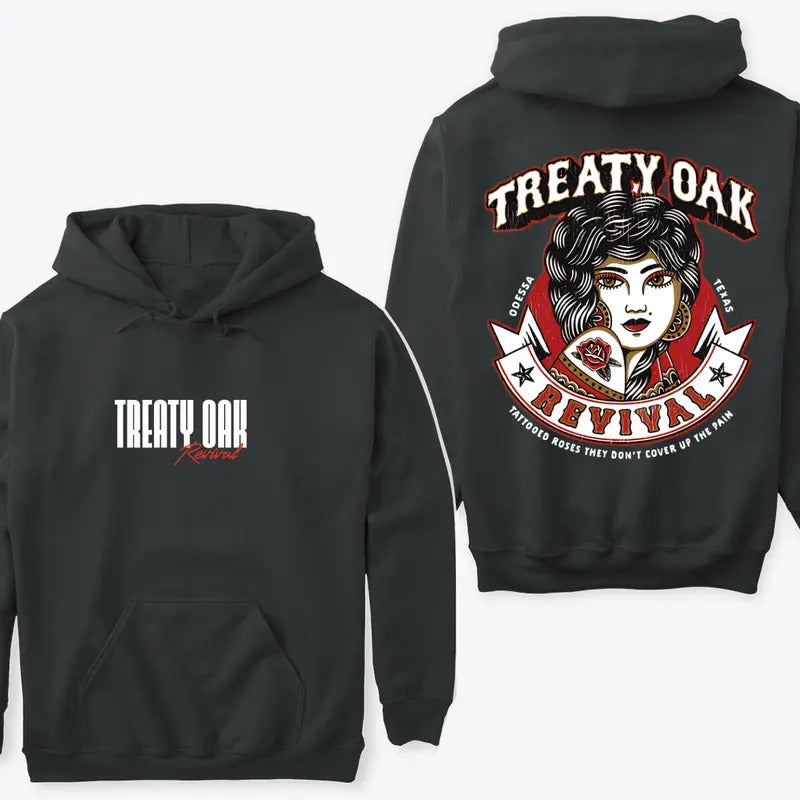Treaty Oak Revival Rose Tattoo 2 Sided Printed Treaty Oak Revival Classic All T-Shirts, Hoodie, Sweatshirt