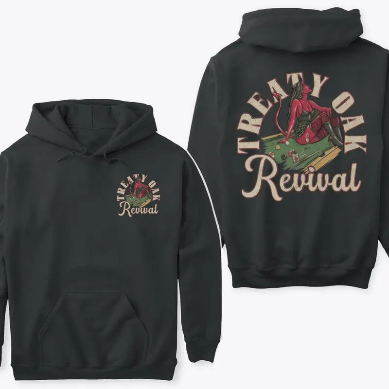 Treaty Oak Revival Shirt Bold "Treaty Oak Revival" Devil Girl Those Who Love Unique Music Southern Rock Concert T-Shirts, Hoodie, Sweatshirt