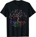 Tree Life Rainbow LGBT Cool Gay Pride Flag Ally T-Shirt | Unisex Cotton Tee Gift, Crewneck, Short Sleeve Hoodie, Sweatshirt