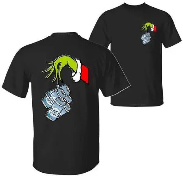 Trending Busch Light Christmas Green Stolen Beer T-shirt 2 sides for men and women Hoodie, Sweatshirt | GrindPrints.com