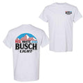 Trending Red White & Busch Light T-shirt, American 4th of July Busch Light T-shirt Unisex Cotton Fit Gift for Dad Mom,...