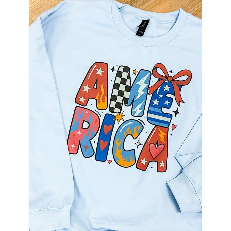 Trendy America Graphic Top T-Shirts, Hoodie, Sweatshirt | GrindPrints.com