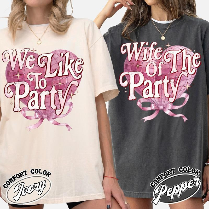 Trendy Bachelorette Party Shirts, Gift For Bride, Bride Tee, Going To The Chapel Shirt, Bachelorette Shirt, Coquette...