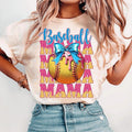 Trendy Baseball Mom Shirt, Dripping Ice Cream Design, Sporty Aesthetic Tee Hoodie, Sweatshirt | GrindPrints.com