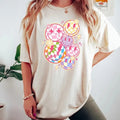 Trendy Checkered Smiley Face Tshirt, Checkered Smiley Face Shirt, Checkered Smile Face Sweatshirt, Gift For Her Hoodie
