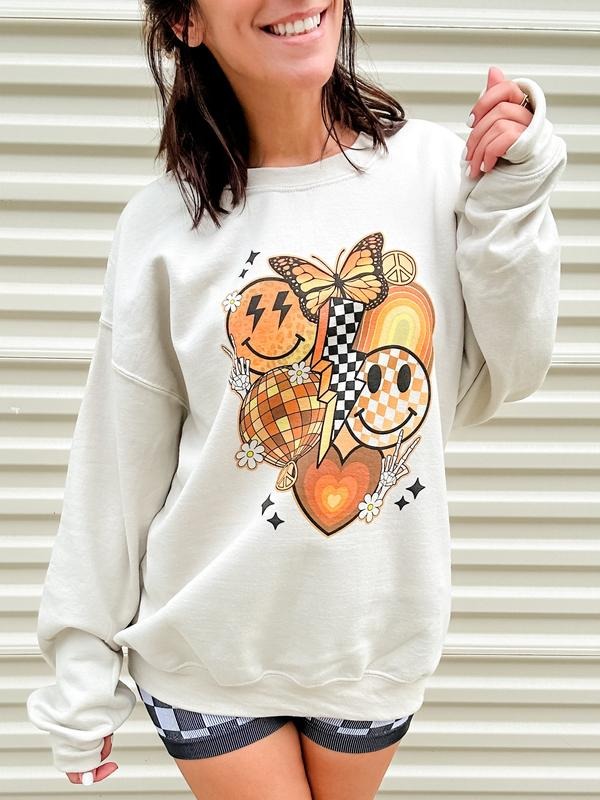 Trendy Fall Vibes Graphic Top T-Shirts, Hoodie, Sweatshirt | GrindPrints.com
