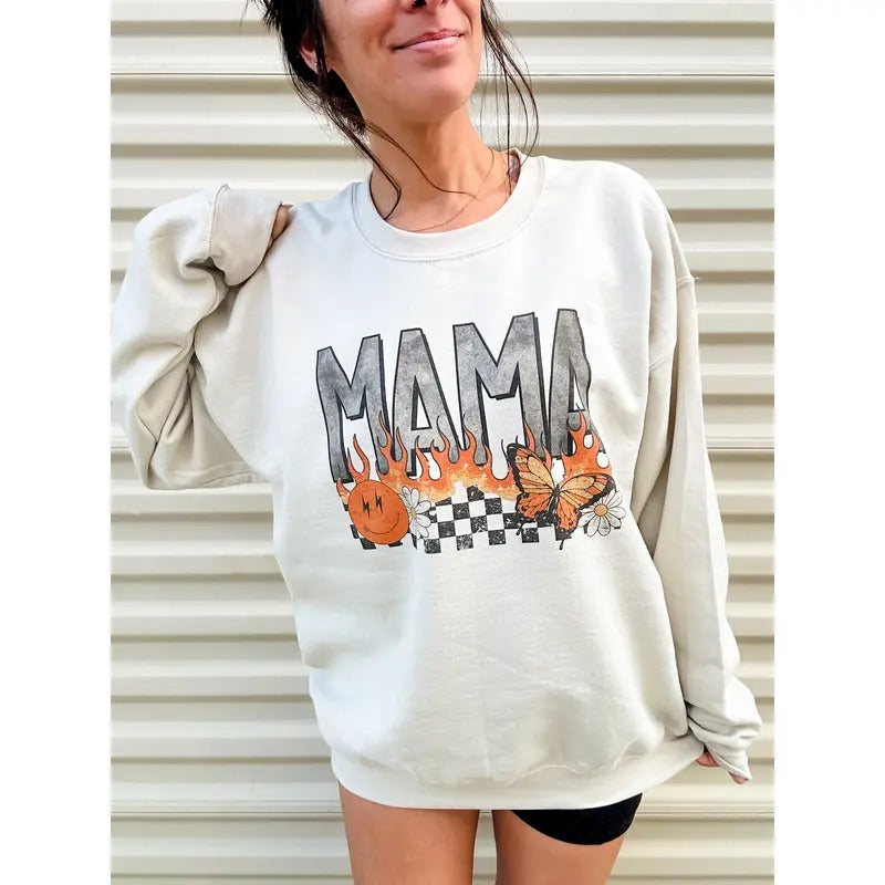 Trendy Mama Graphic Top T-Shirts, Hoodie, Sweatshirt | GrindPrints.com