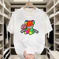 Trendy Money - face Bear! Lightweight & Soft, Short - sleeve T