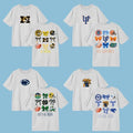 Trendy NCAA College Bow Graphic T-Shirt 2025, Game Day Spirit Shirt for Women, All Teams Fan Tee, Cute Football Shirt,...