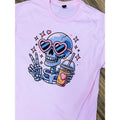 Trendy Skeleton Graphic Top T-Shirts, Hoodie, Sweatshirt | GrindPrints.com
