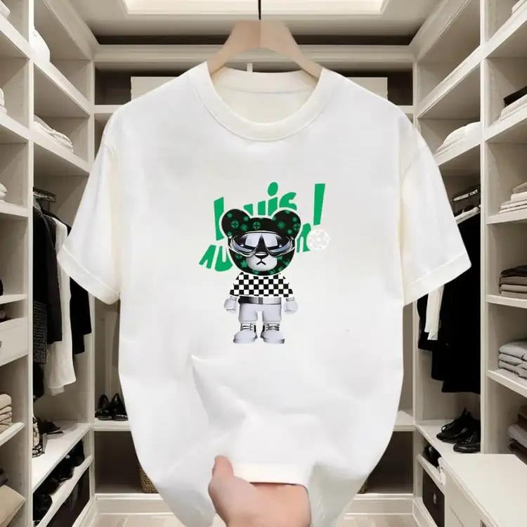 Trendy Streetwear Pure Cotton T - shirt for Youth | Cool Bear Print for Casual Hangouts Hoodie, Sweatshirt | GrindPrints.com