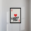 Trendy Wall Art Prints, Lucky You Playing Card, Retro Wall Art, Retro Prints, Neutral Prints, Gallery Wall Art, Poster...