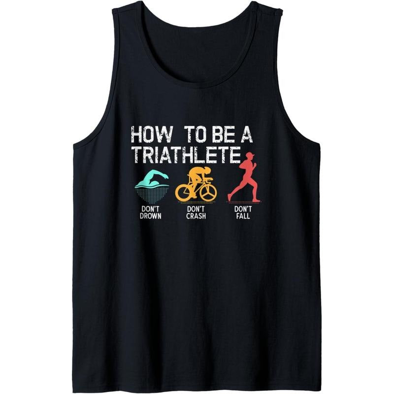 Triathlete Tshirt Swimmer Cyclist Runner - Triathlon Gifts Tank Top Made in USA Hoodie, Sweatshirt | GrindPrints.com