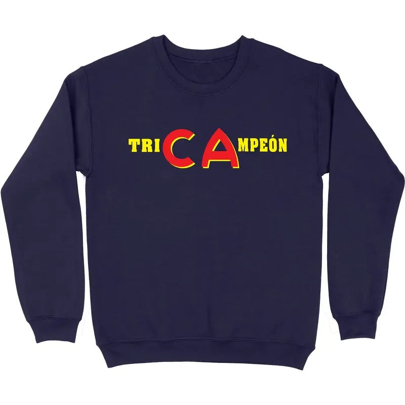 Tricampeón 2024 América Champion Sweatshirt Unisex Menswear T-Shirts, Hoodie | GrindPrints.com