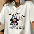 Trick or Treat Shirt, Spooky Season Shirt, Fall Tshirt, Halloween Shirt Top Womenswear Hoodie, Sweatshirt | GrindPrints.com