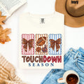 Trio Touchdown Season Comfort Colors T-Shirt 'NLB' Hoodie, Sweatshirt | GrindPrints.com