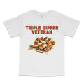 Triple Dipper Veteran Custom Printed T-Shirt Hoodie, Sweatshirt | GrindPrints.com