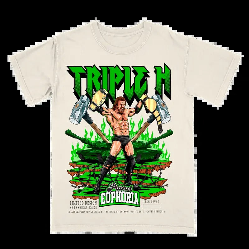 Triple H Tee - Gift For Fan - Men's Casual T-shirt - Menswear Hoodie, Sweatshirt | GrindPrints.com