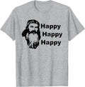 Triple Happy Retro Unashamed American T-Shirt | Unisex Cotton Tee Gift, Crewneck, Short Sleeve Hoodie, Sweatshirt