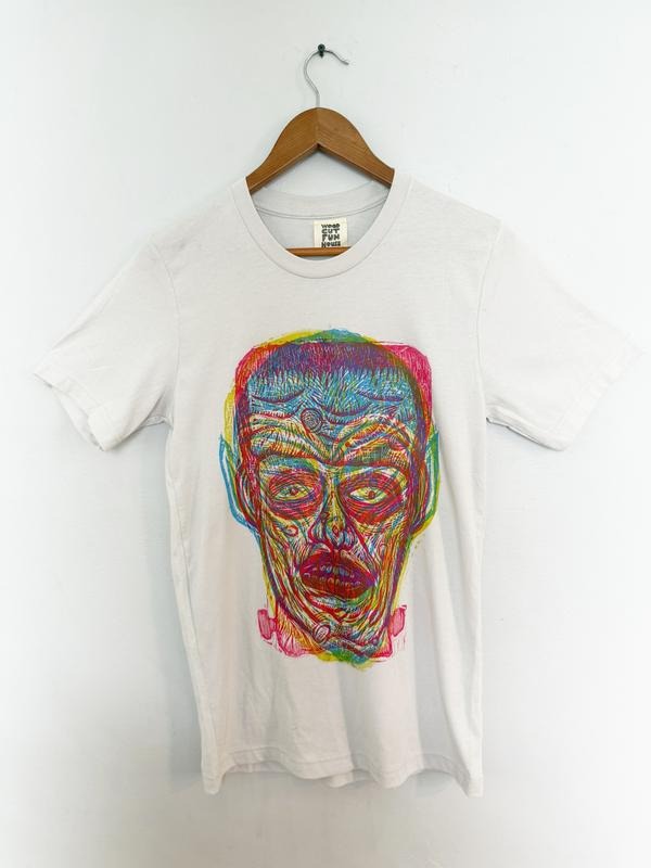 Triple Kreep Hand printed  Linocut T Shirt Menswear Cotton Graphics Streetwear Casual Hoodie, Sweatshirt | GrindPrints.com