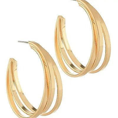 Triple Layered Hoop Earrings T-Shirts, Hoodie, Sweatshirt | GrindPrints.com