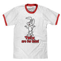 Trix are for Kids! Ringer T-Shirt - White and Red graphic tee Hoodie, Sweatshirt | GrindPrints.com