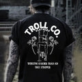 Troll Co Clothing Working Harder Than An Ugly Stripper T-shirt Sweatshirt Hoodie, Trending Mechanic Unisex Shirt, Back...