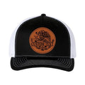 Trucker Hat Baseball Cap Mexican Hat Custom Text Personalized Mexican Flag Eagle Leather Patch Style Hat T-Shirts,...