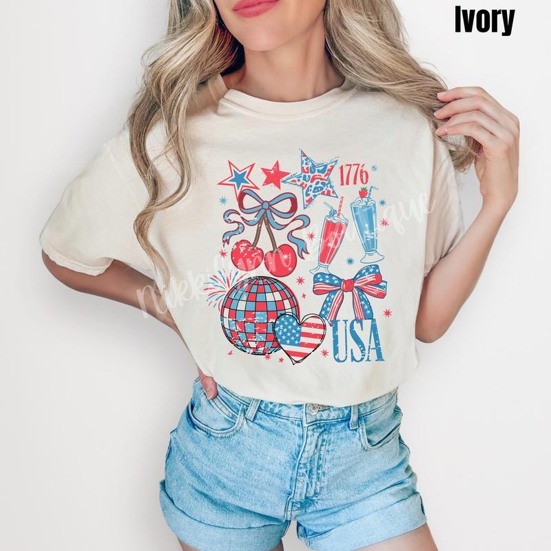 True American Collage Comfort Colors T-Shirt 'NLB' Hoodie, Sweatshirt | GrindPrints.com