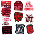 True Crime Sticker Extra Large Stickers for Adults Funny Adhesives with Memes Funny Sarcastic  Multi T-Shirts, Hoodie,...