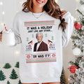 True Crime Ugly Christmas Sweater Party Sweatshirt, Funny Christmas Sweater, Funny Christmas Sweatshirt, Christmas...