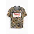 True Religion Men's Buddha Camo Logo T-Shirt - Multicolor Hoodie, Sweatshirt | GrindPrints.com