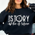 True Story Easter Sweatshirt Casual Street Style Fleece Fabric Crewneck Pullover Sweatshirt Tops Trendy for Women for...