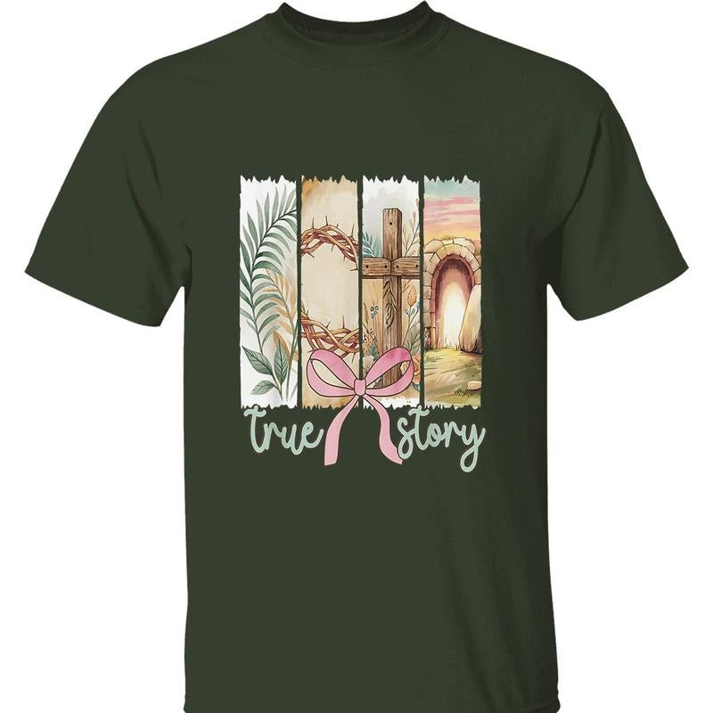 True Story Easter Jesus Cross Empty Tomb Celebrating Resurrection Faith T-Shirts, Hoodie, Sweatshirt