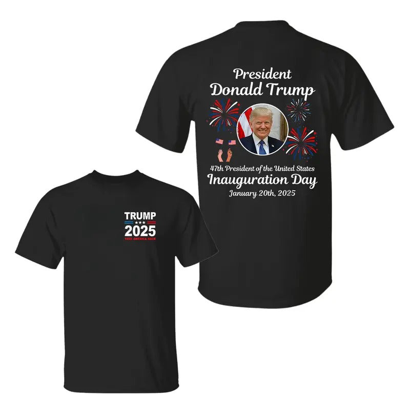 Trum  Inauguration 47th President Shirt, Inauguration Day Shirt, Trum 2025 Shirt, Supporters Graphic Printed Unisex...