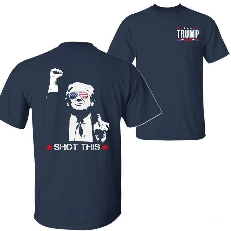 Trum Shot This Shirt, I Stand with Trum Shirts, Praying for Presidennt Trummp Shirt, MAGA Tee, Unisex Classic Cotton Tee...