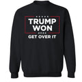 Trum Won Get Over 2024 Victory Patriotic Loyal Trum Supporters USA Politics Bold Statement Election Teestyle{N002}3 T-Shirts, Hoodie, Sweatshirt