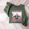 Trumm I'll Be Home for Christmas Sweatshirt, Humorous Trumm Christmas, Santa Trumm Shirt, Gift for Trumm Supporter,...