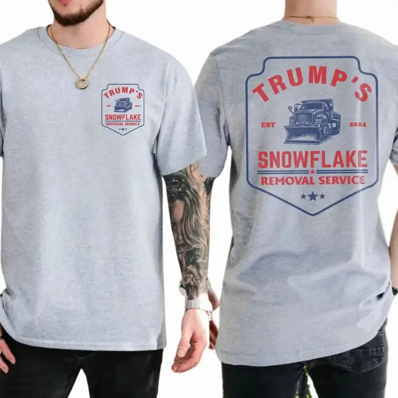 Trummm T-shirt, Trummm EST 2025 Snowflake Removal Service Shirt, Full Color, For Men, Gift For men, Casual Hoodie, Sweatshirt