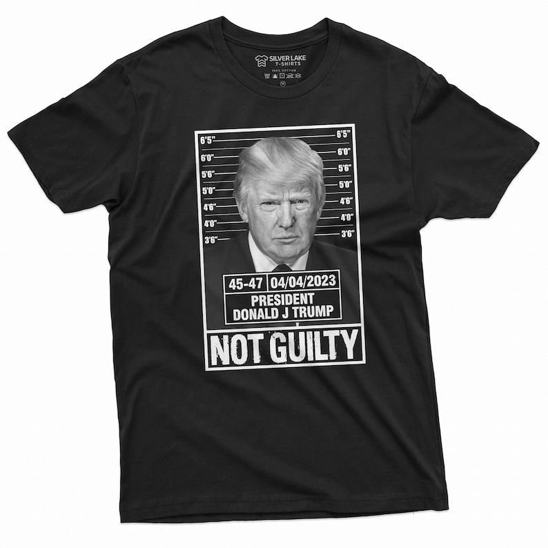 Trump  Photo T-shirt Not Guilty 45-47 President Tee shirt  sweater Hoodie, Sweatshirt | GrindPrints.com
