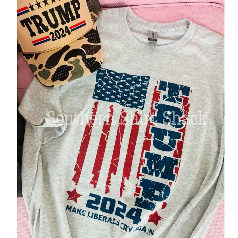 Trump- make libs cry t shirt Hoodie, Sweatshirt | GrindPrints.com