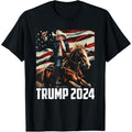 Trump 2024 4th of July Patriotic America Independence Day T-Shirt made in usa Hoodie, Sweatshirt | GrindPrints.com