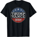 Trump 2024 Button Election for Republicans Trump Vance 2024 T-Shirt made in usa Hoodie, Sweatshirt | GrindPrints.com