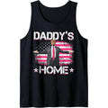 Trump 2024 Daddys Home Funny Trump Pink Tank Top Made in USA T-Shirts, Hoodie, Sweatshirt | GrindPrints.com