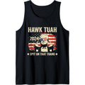 Trump 2024 Flag Funny Hawk Tush Middle Finger 24 Vote Trump Tank Top Made in USA T-Shirts, Hoodie, Sweatshirt