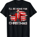 Trump 2024 I'll Be Home For Christmas Funny Trump Xmas 2024 T-Shirt Hoodie, Sweatshirt | GrindPrints.com