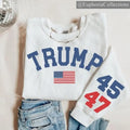 Trump 2024 Sweatshirt, Trump Support Shirt, Trump 47 47th President, Gift for Trump Supporter, Election 2024 , Retro Chic...